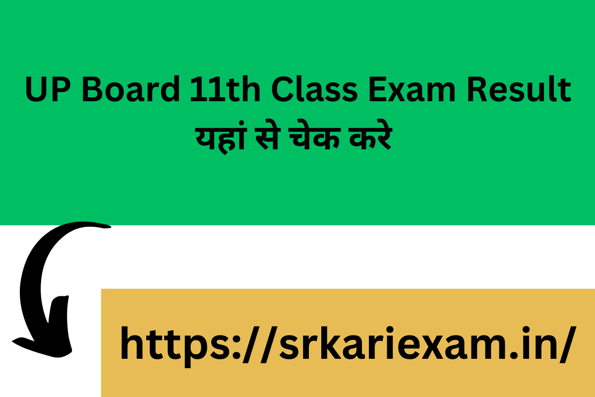 UP Board 11th Class Exam Result 2024 Link Out Check UP Board (UPMSP